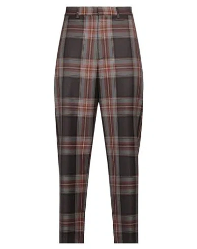 Department Five Department 5 Man Pants Brown Size 33 Wool In Multi