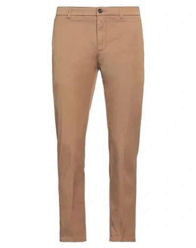 Department Five Department 5 Man Pants Camel Size 33 Cotton, Elastane In Beige