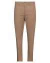 Department Five Department 5 Man Pants Camel Size 36 Cotton, Elastane In Beige