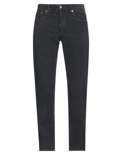 Department Five Department 5 Man Pants Charcoal Size 31 Cotton, Elastane In Grey