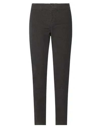 Department Five Department 5 Man Pants Charcoal Size 33 Cotton, Rubber In Grey