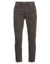 Department Five Department 5 Man Pants Chocolate Brown Size 33 Cotton, Elastane