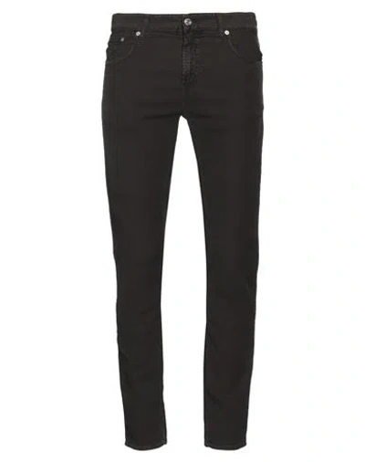 DEPARTMENT FIVE DEPARTMENT 5 MAN PANTS DARK BROWN SIZE 33 COTTON, ELASTANE