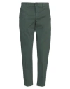 Department Five Department 5 Man Pants Dark Green Size 33 Cotton, Elastane In Green