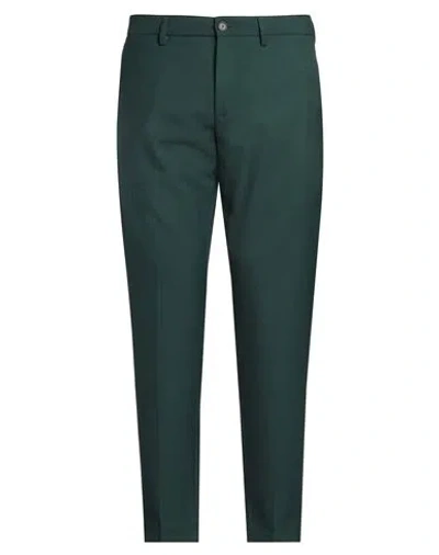 DEPARTMENT FIVE DEPARTMENT 5 MAN PANTS DARK GREEN SIZE 35 POLYESTER, WOOL