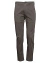 Department Five Department 5 Man Pants Taupe Size 30 Cotton, Elastane In Grey