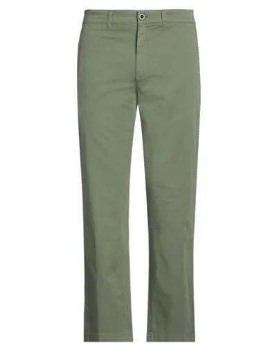 Department Five Department 5 Man Pants Green Size 31 Cotton, Elastane