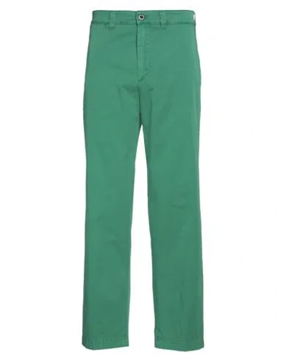Department Five Department 5 Man Pants Green Size 34 Cotton, Elastane