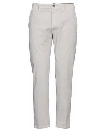Department Five Department 5 Man Pants Grey Size 34 Cotton, Rubber