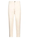 Department Five Department 5 Man Pants Ivory Size 35 Cotton In White