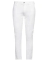 Department Five Department 5 Man Pants Ivory Size 36 Cotton, Elastane In White