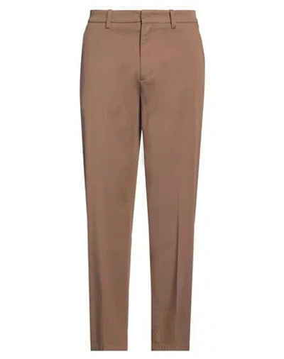 Department Five Department 5 Man Pants Khaki Size 34 Cotton, Elastane In Beige