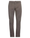 Department 5 Man Pants Khaki Size 34 Cotton, Elastane In Brown