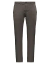 Department Five Department 5 Man Pants Khaki Size 38 Cotton, Elastane In Brown