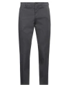 Department Five Department 5 Man Pants Lead Size 34 Cotton, Rubber In Grey