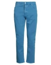 Department Five Department 5 Man Pants Light Blue Size 36 Cotton, Elastane