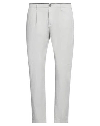 Department Five Department 5 Man Pants Light Grey Size 34 Cotton, Lycra, Metallic Fiber