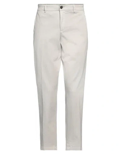 Department Five Department 5 Man Pants Light Grey Size 35 Cotton, Rubber