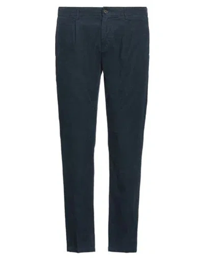 Department 5 Man Pants Midnight Blue Size 34 Cotton, Rubber