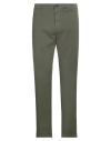 Department Five Department 5 Man Pants Military Green Size 34 Cotton, Elastane In Green