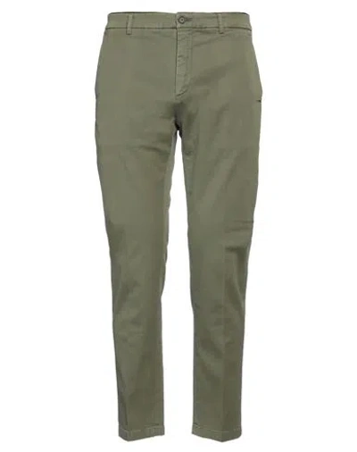 Department 5 Man Pants Military Green Size 35 Cotton, Elastane