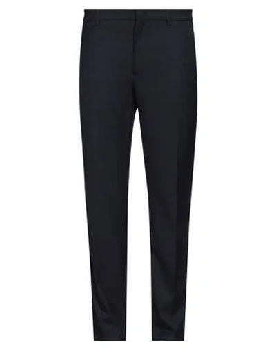 Department Five Department 5 Man Pants Navy Size 33 Polyester, Viscose, Elastane In Navy Blue