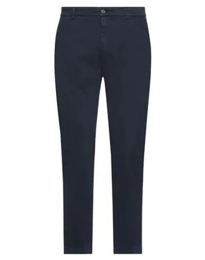 Department Five Department 5 Man Pants Navy Size 30 Cotton, Elastane In Navy Blue