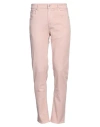Department Five Department 5 Man Pants Antique Rose Size 34 Cotton, Elastane In Pink