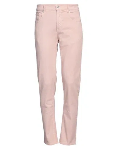 Department Five Department 5 Man Pants Antique Rose Size 34 Cotton, Elastane In Pink