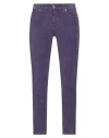 Department Five Department 5 Man Pants Purple Size 33 Cotton, Elastane In Purple