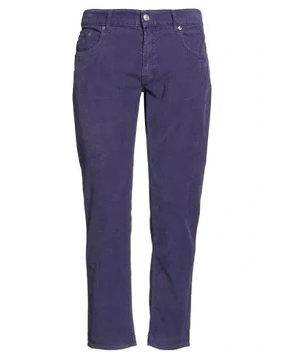 Department Five Department 5 Man Pants Purple Size 35 Cotton, Elastane