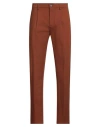 Department Five Department 5 Man Pants Rust Size 33 Cotton, Elastane In Red