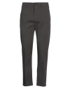 Department 5 Man Pants Steel Grey Size 33 Cotton, Elastane In Black
