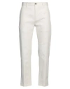 Department Five Department 5 Man Pants White Size 34 Cotton, Elastane In White