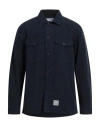 Department Five Department 5 Man Shirt Navy Blue Size M Cotton