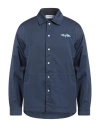 Department Five Department 5 Man Shirt Navy Size 34 Cotton