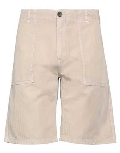 Department Five Department 5 Man Shorts & Bermuda Shorts Beige Size 34 Cotton, Linen In White