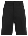 Department Five Department 5 Man Shorts & Bermuda Shorts Black Size 35 Cotton, Elastane