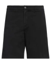 Department Five Department 5 Man Shorts & Bermuda Shorts Midnight Blue Size 32 Cotton, Linen In Black