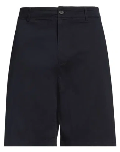 DEPARTMENT FIVE DEPARTMENT 5 MAN SHORTS & BERMUDA SHORTS MIDNIGHT BLUE SIZE 35 COTTON, ELASTANE