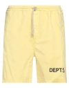 Department Five Department 5 Man Shorts & Bermuda Shorts Pastel Yellow Size L Cotton, Elastane In Yellow