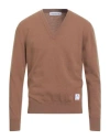 Department 5 Man Sweater Camel Size L Merino Wool