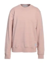 Department Five Department 5 Man Sweatshirt Blush Size L Cotton In Pink