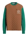 Department Five Department 5 Man Sweatshirt Green Size M Cotton, Nylon In Green
