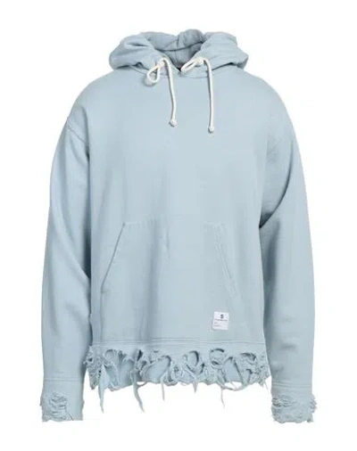 Department Five Department 5 Man Sweatshirt Sky Blue Size M Cotton