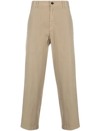 Department Five Mid-rise Stretch-cotton Chinos In Neutrals