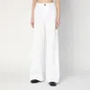 Department Five Misa White Cotton Wide Trousers In White