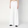 Department Five Misa White Cotton Wide Trousers