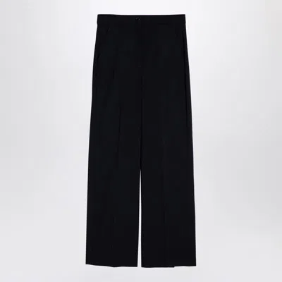 DEPARTMENT FIVE DEPARTMENT 5 NAVY WOOL-BLEND TROUSERS