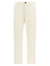 Department Five Department 5 Relaxed Fit Off Pants In White